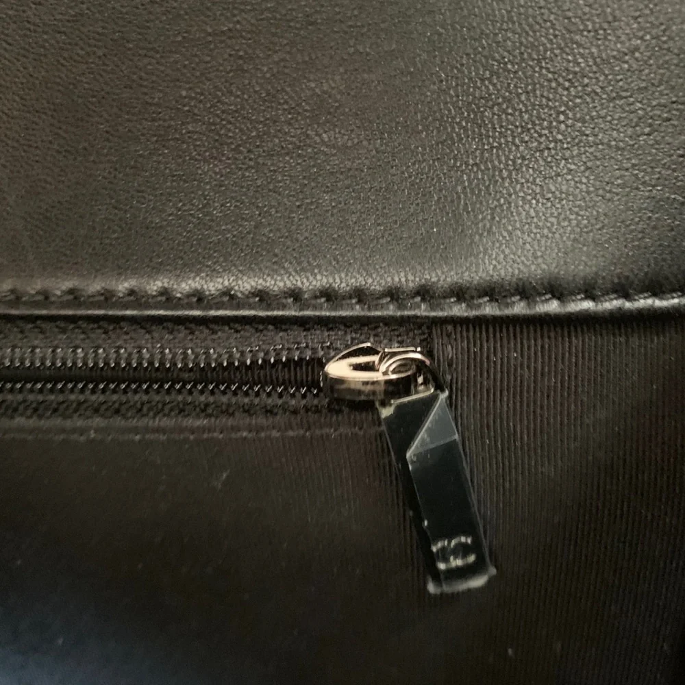 Chanel patent mirrored palladium jumbo le boy bag
